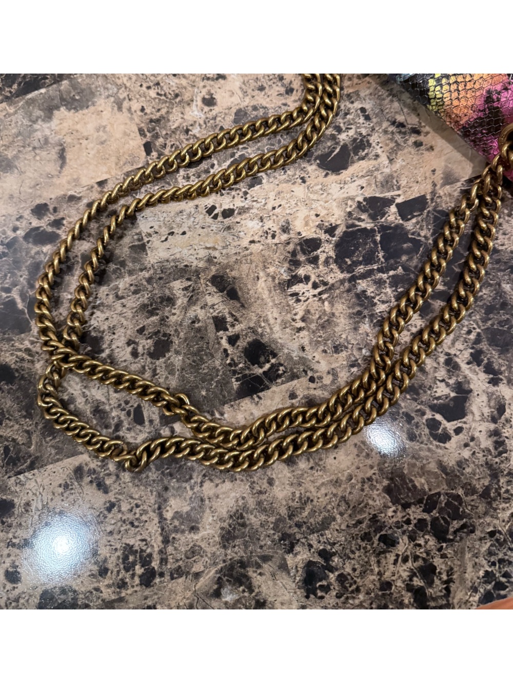 Kurt Geiger Kensington Snake-Skin Bag - Picture 15 of 15